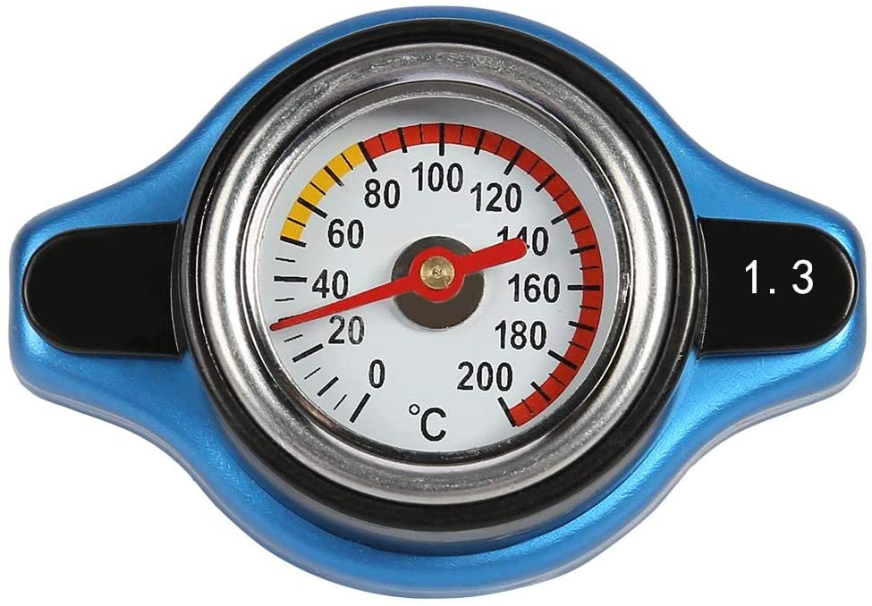 Radiator cap with universal water temperature meter (1.3 bar)